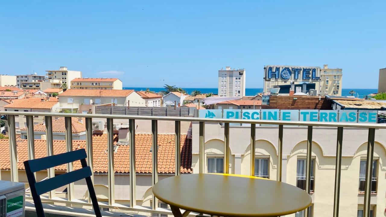 "Zen" 100M De La Plage Avec Parking, Vue Mer Et Vue Montagne Canet-en-Roussillon Exterior foto